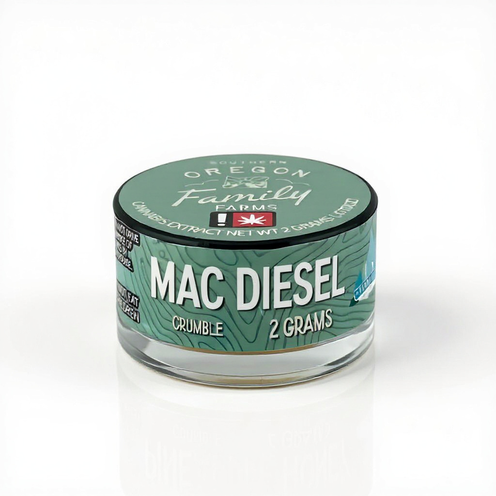 Southern Oregon Family Farms 2g Concentrate Bucket Mac Diesel – Sugar Wax – 86.17%