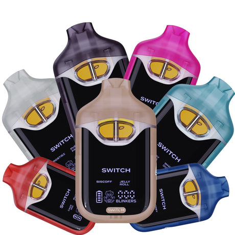 Boutiq Switch V4 2G disposable vape by Empire Cannabis Co, featuring luxury design and terpene-rich oil